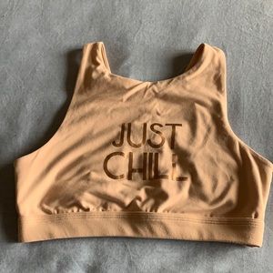 Aerie Chill Play Move “Just Chill” Sports Bra